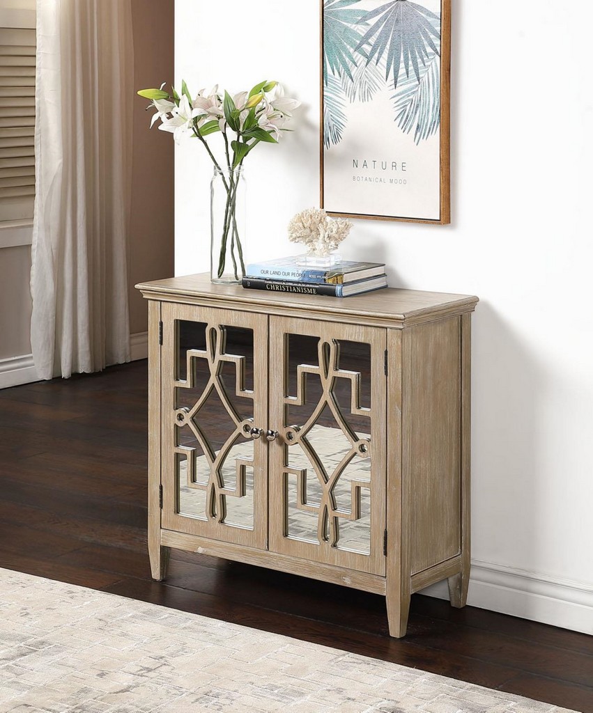 Lucy Lucy Accent Chest With Mirrored Doors - 4D Concpets 100632