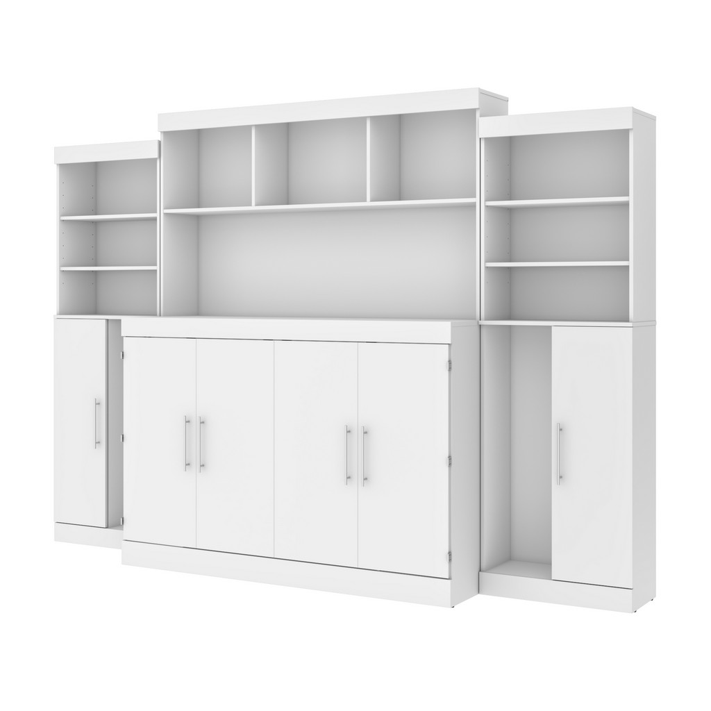 Bestar Furniture Set Queen Cabinet Bed Mattress Storage