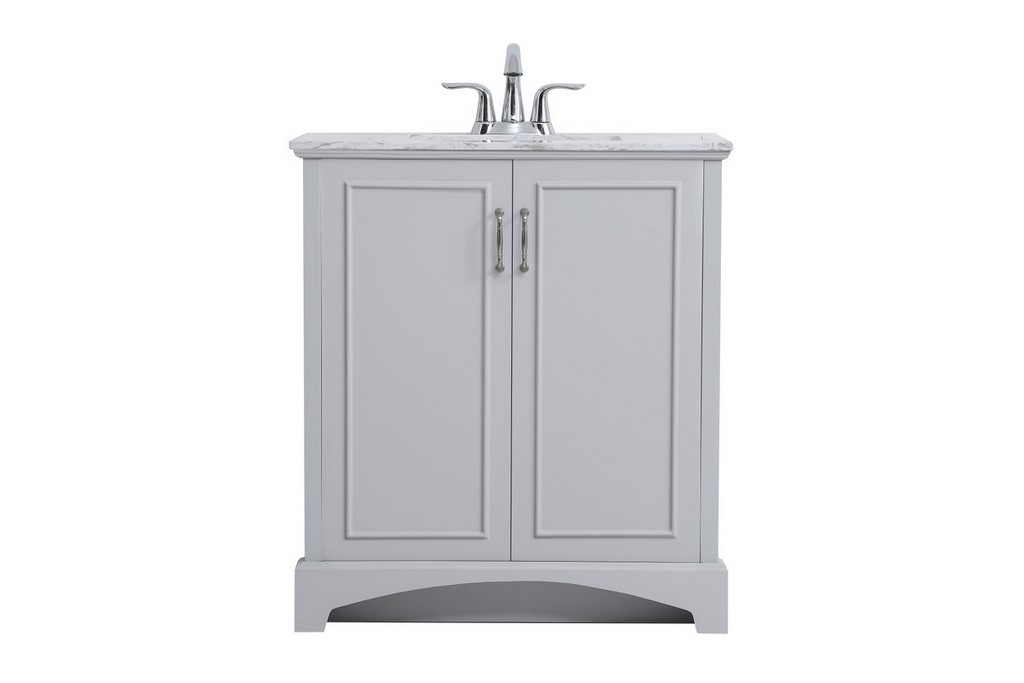 Elegant Lighting Furniture Bathroom Vanity Grey