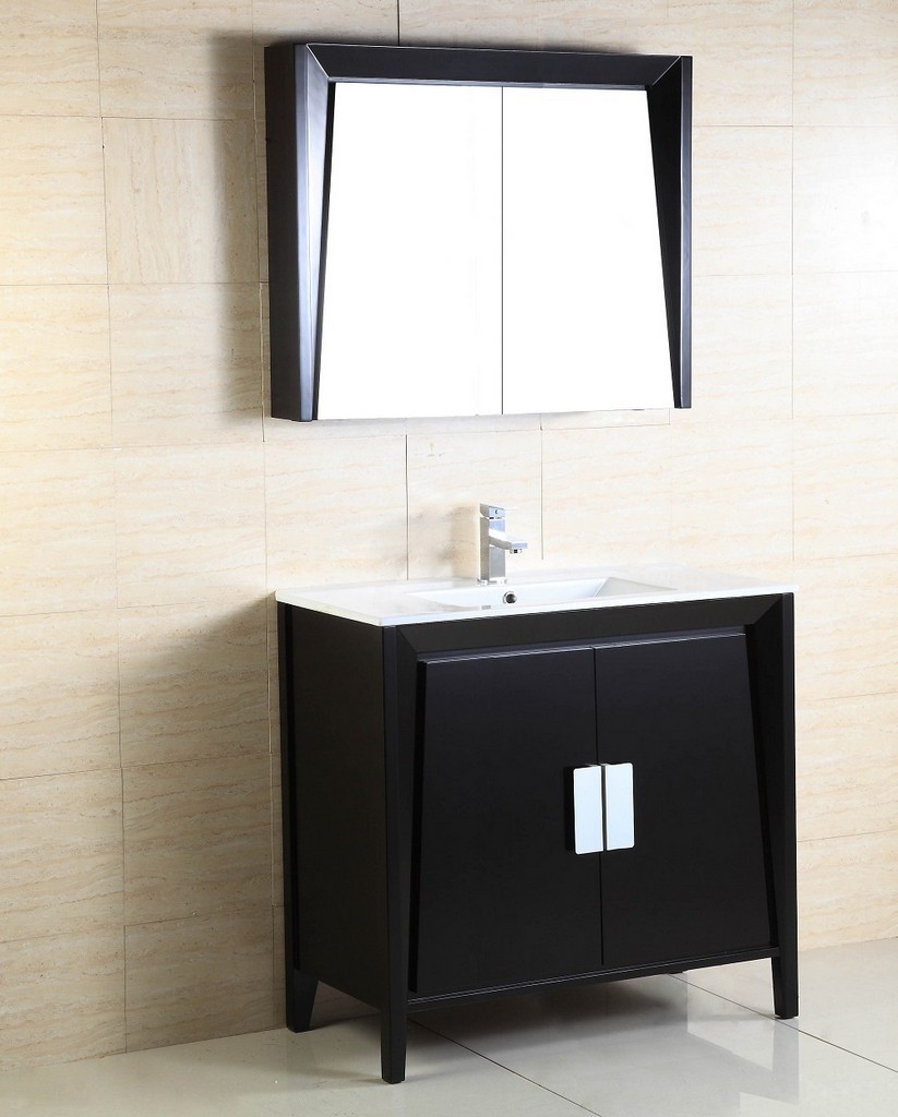 36-inch Single Sink Vanity - Bellaterra 500410d-es-wh-36