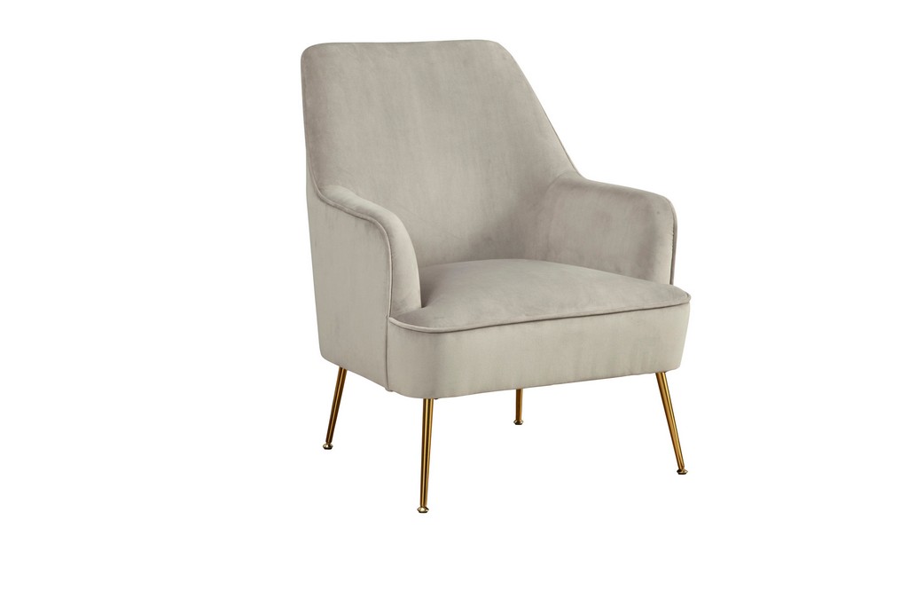 Rebecca Leisure Chair In Grey - Alpine Furniture 9010-1-gry