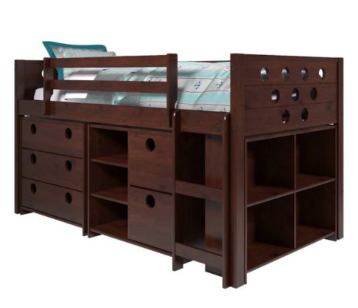 Donco Kids Furniture Twin Chests Bookshelf