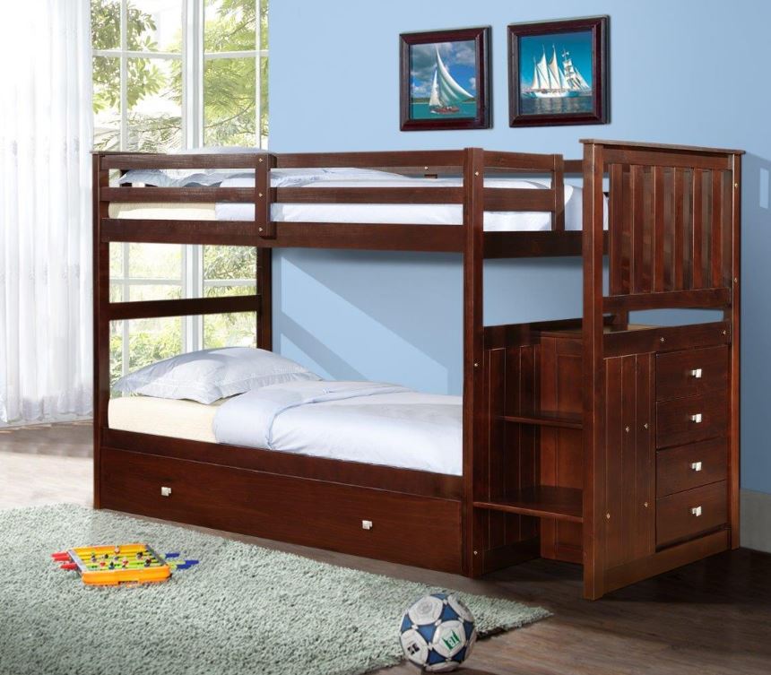 Donco Kids Furniture Bunk Bed Trundle