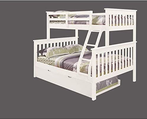 Twin Bunk Bed Trundle Donco Kids