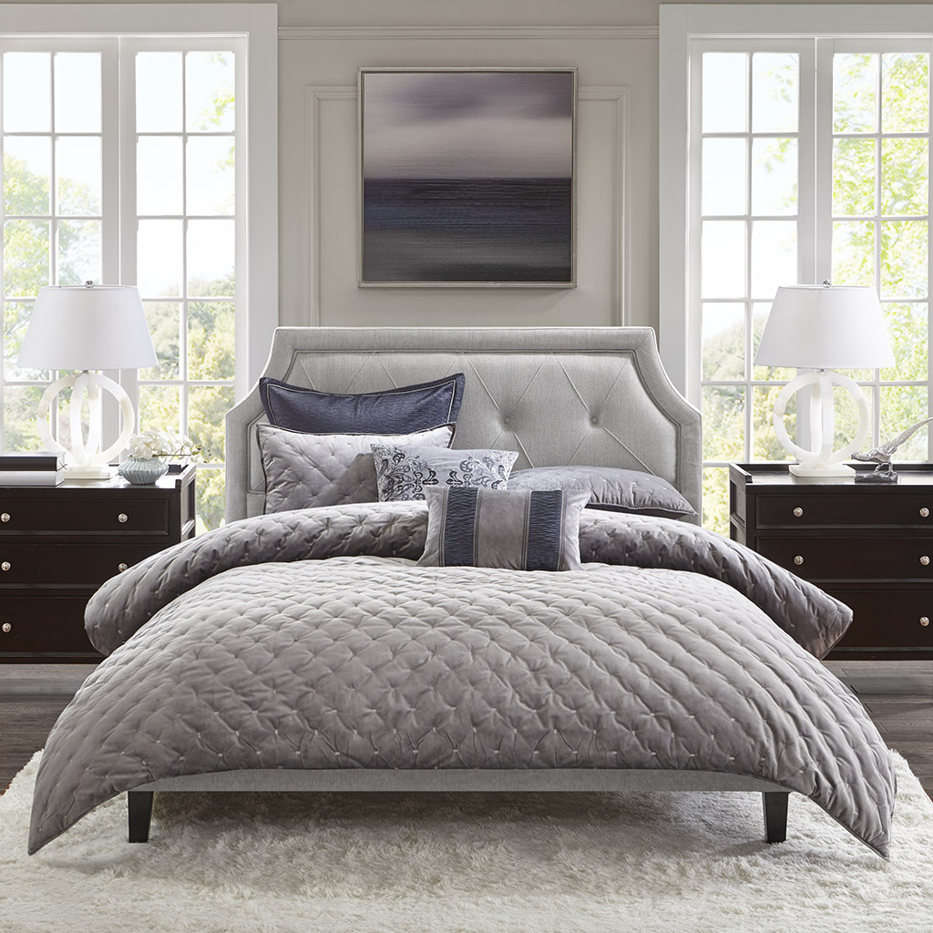 Madison Dower King King Upholstered Bed Photo