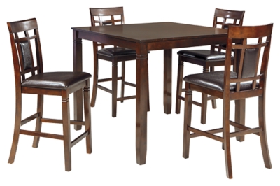 Signature Design Bennox DRM Counter Table Set (Set of 5) - Ashley Furniture D384-223