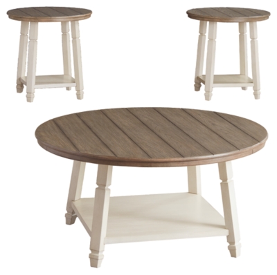 Signature Design Bolanbrook Occasional Table Set (3/cn) In Two-tone - Ashley Furniture T377-13
