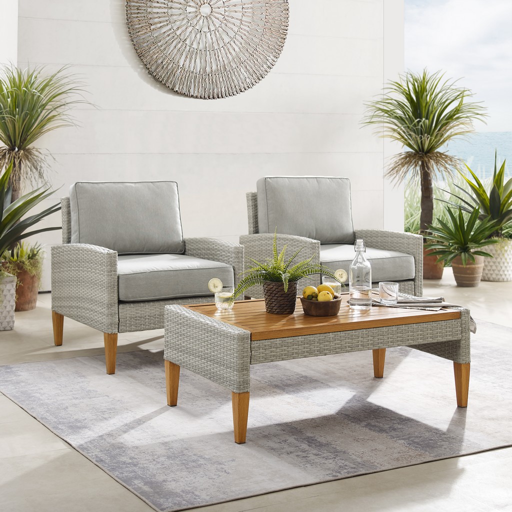 Outdoor Chair Set Coffee Table