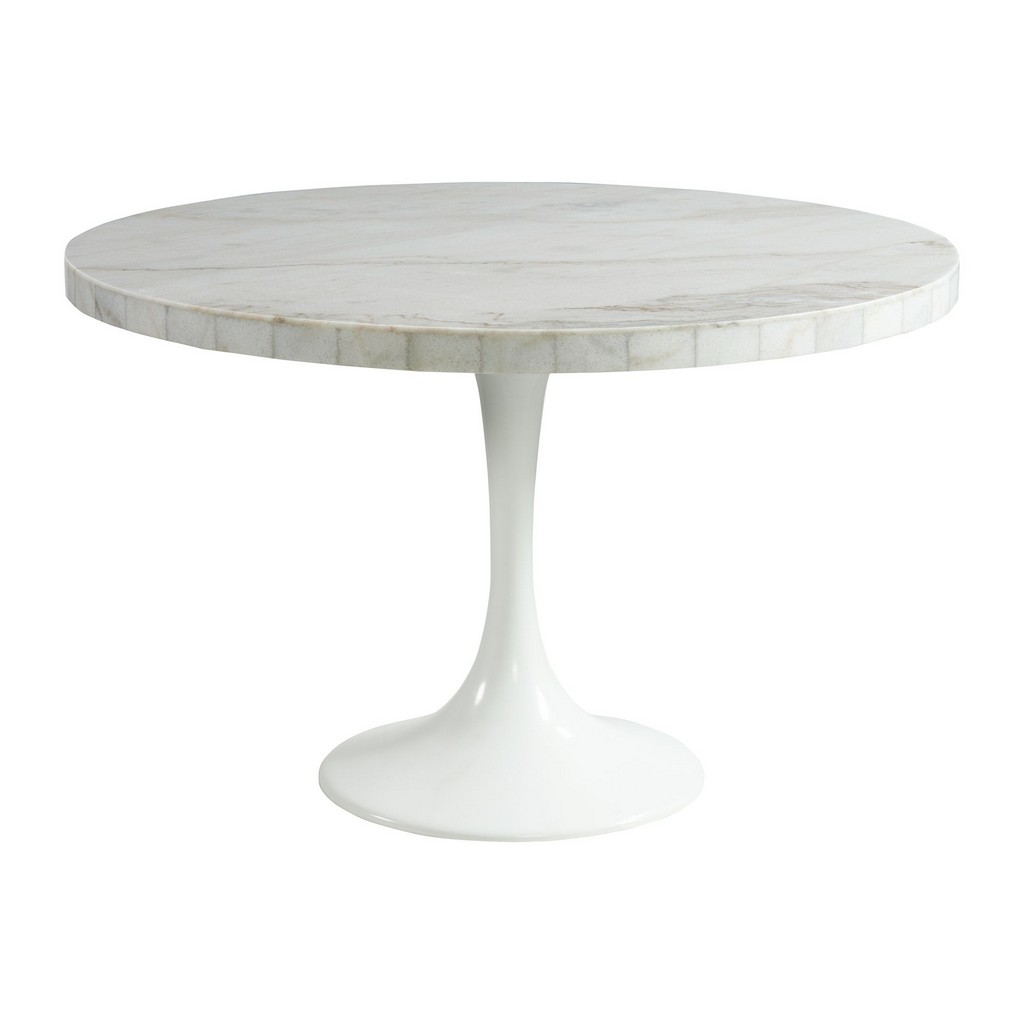 Mardelle Round Dining Table White