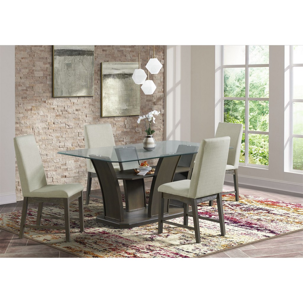 Round Dining Set Table Chairs Picket House