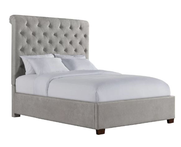 Picket House Queen Upholstered Bed Grey