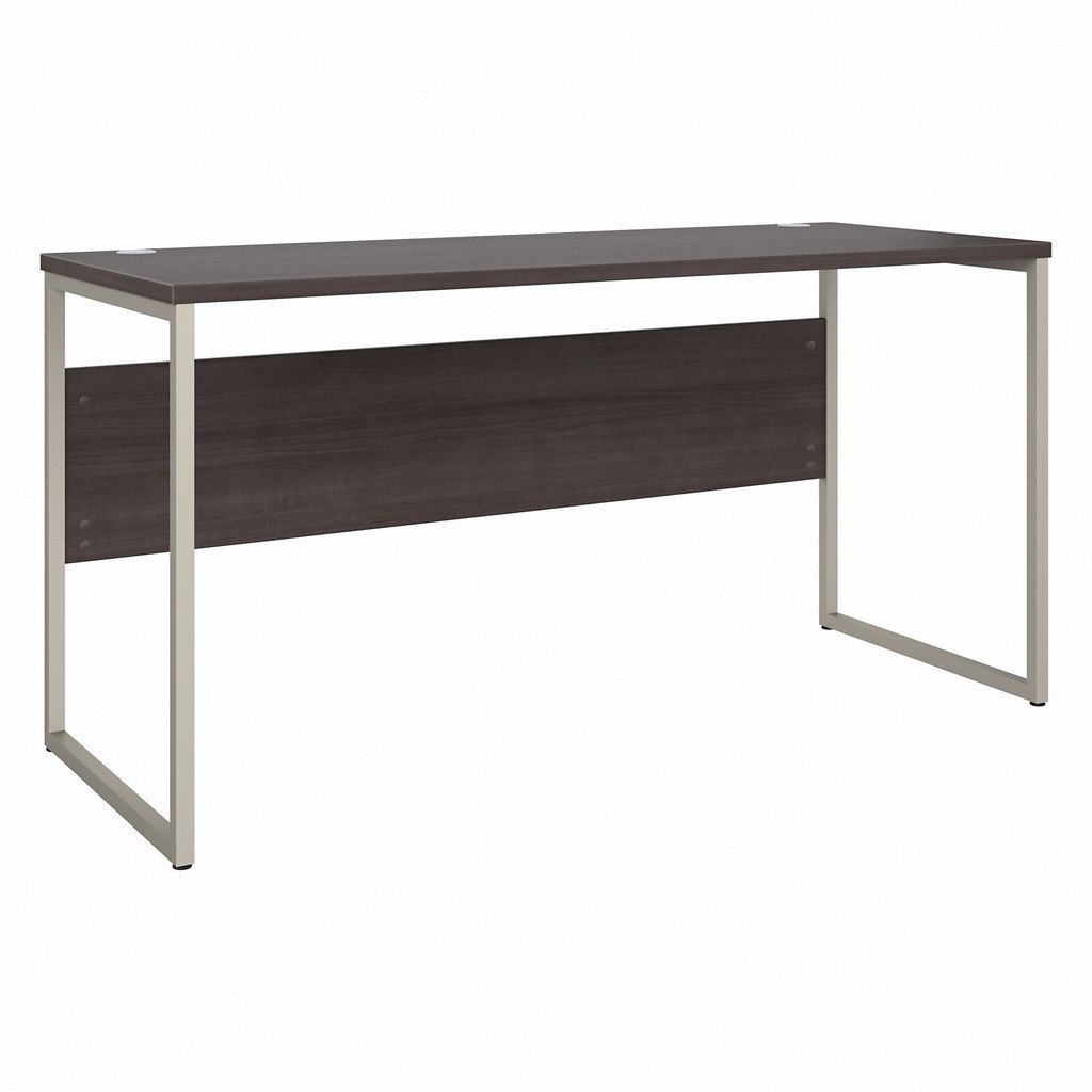 Bush Business Furniture Hybrid 60W x 24D Computer Table Desk with Metal Legs in Storm Gray - Bush Business Furniture HYD260SG