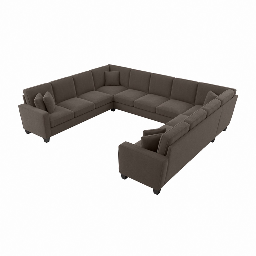 Sectional Couch Brown Bush