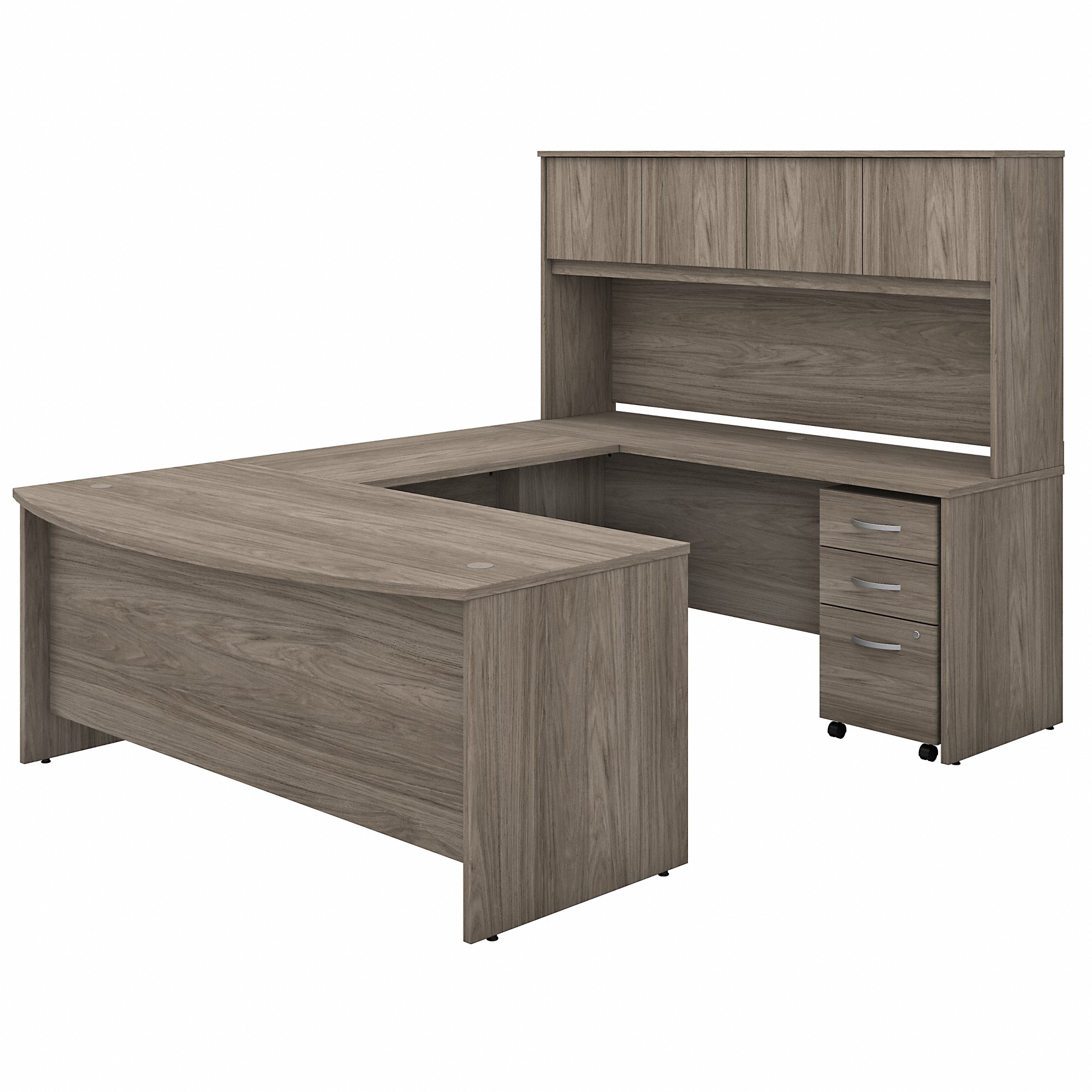 Bush Business Furniture File Cabinet Desk Hutch