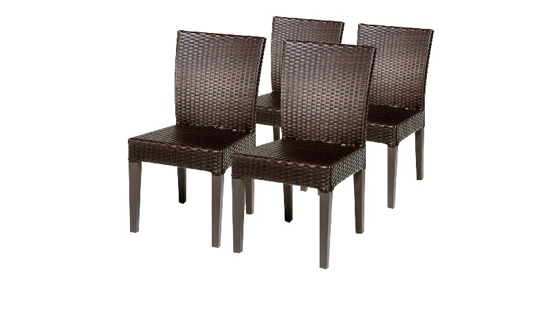 Armless Dining Chairs Espresso