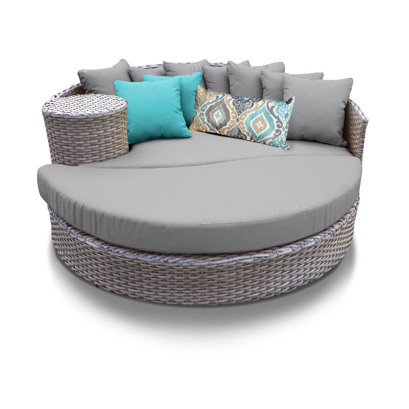 Tk Classics Furniture Patio Bed Grey