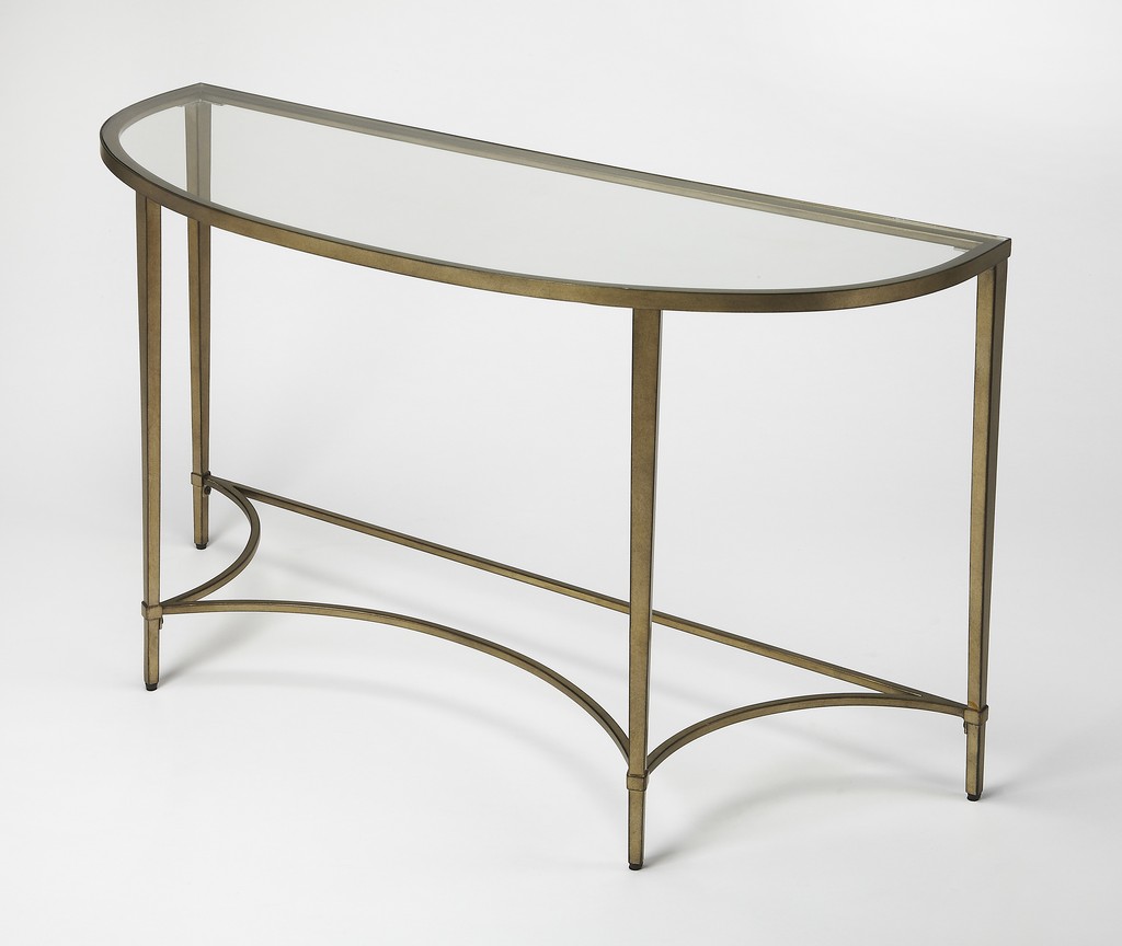 Monica Gold Demilne Console Table - Butler Specialty 3803355