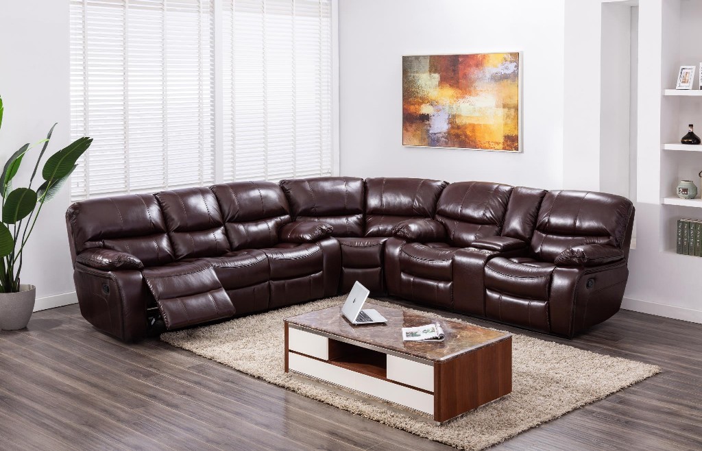 Leather Sectional Myco