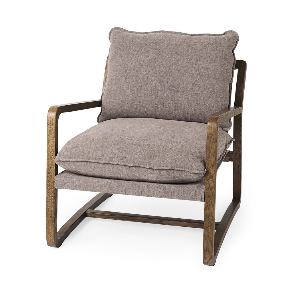 Wood Seat Accent Chair Mercana