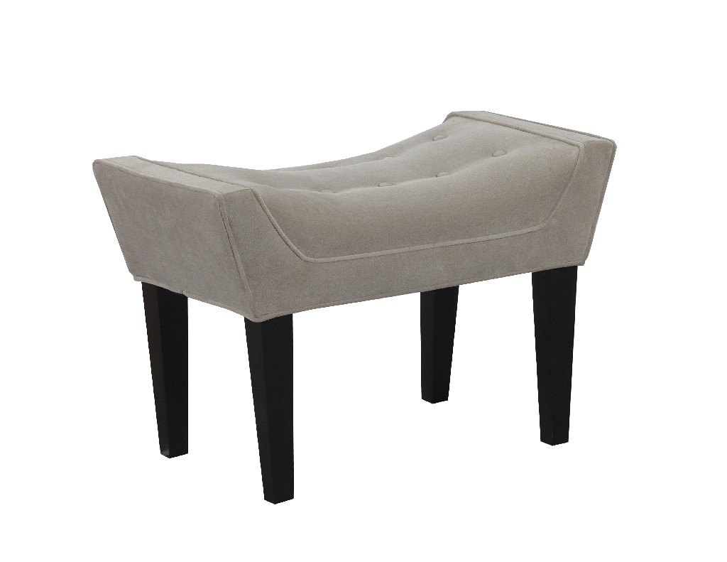 Maddie Upholstered Bench In Gray - Leffler Home 13000-03-21-01