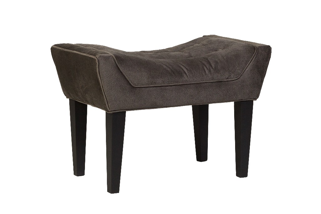 Maddie Upholstered Bench In Royce Charcoal - Leffler Home 13000-03-51-01