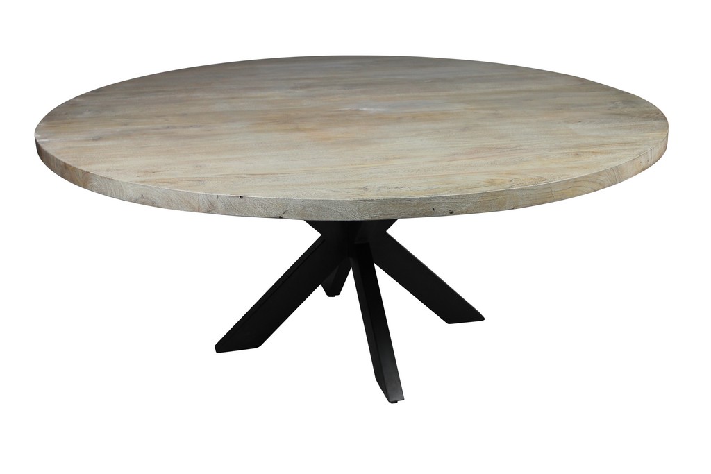 Redondo 60" Round Dining Table In Natural - Meva 59002003