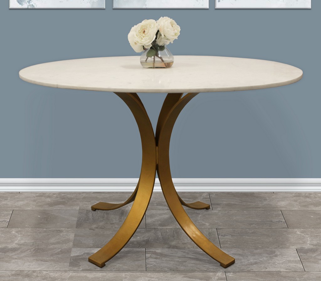 Round Dining Table Ivory
