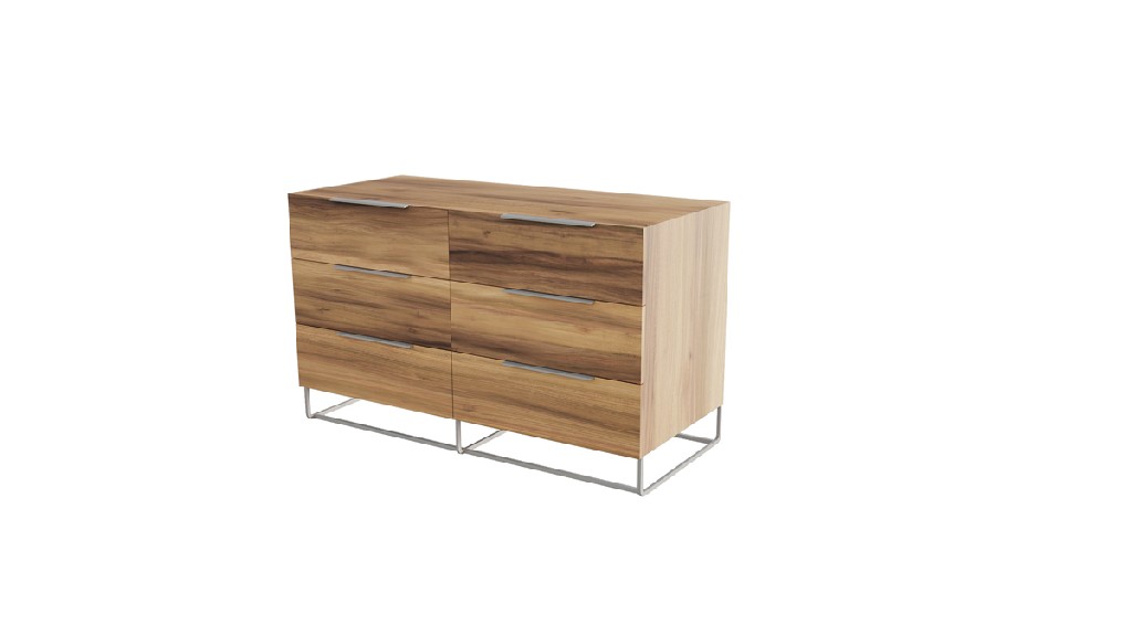 Vig Furniture Oak Dresser Walnut