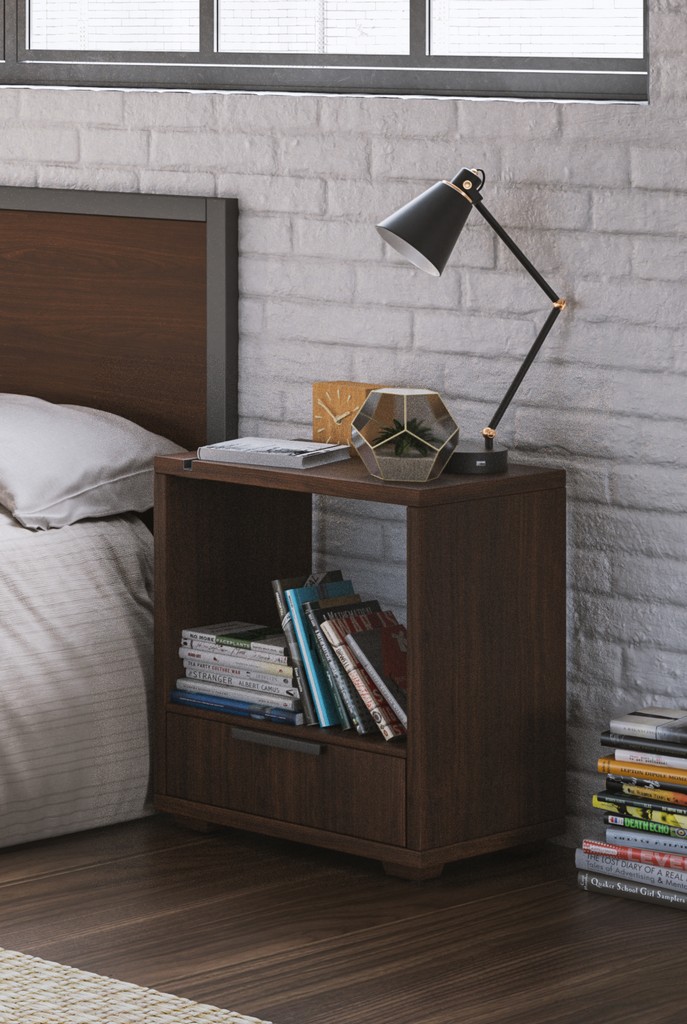 Merge Nightstand in Brown - HomeStyles Furniture 5450-42