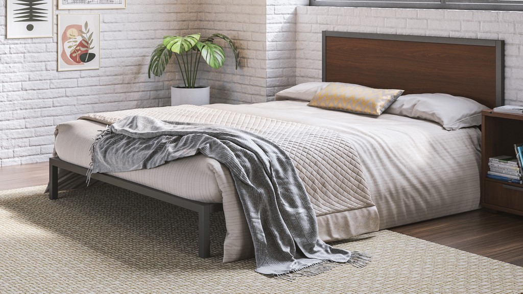 Merge Queen Bed in Brown - HomeStyles Furniture 5450-500