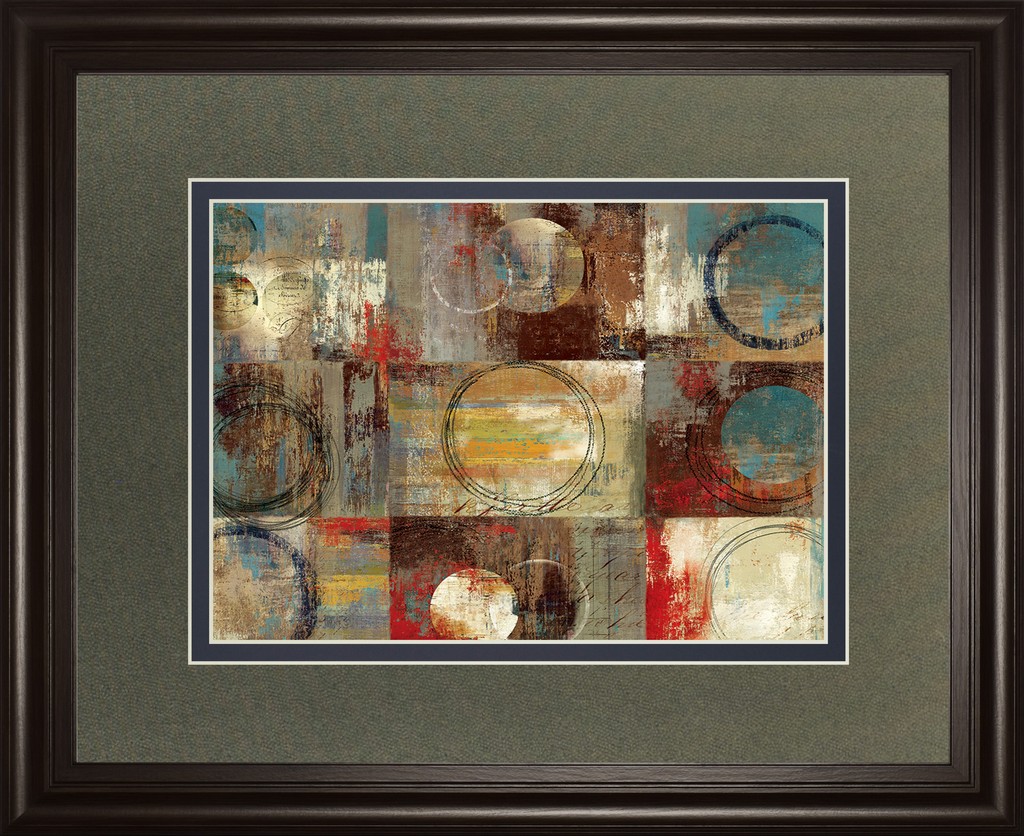 34 In. X 40 In. "all Around Play" By Tom Reeves Framed Print Wall Art - Classy Art Dm5685
