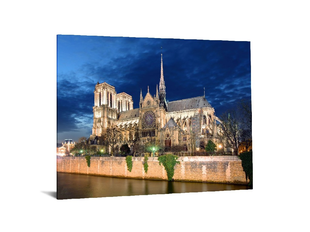 40x60 Billiant Tempered Glass "evening Cathedral" By Classy Art - Classy Art Sf1393