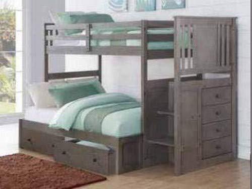 Twin Bunk Bed Under Bed Donco Kids