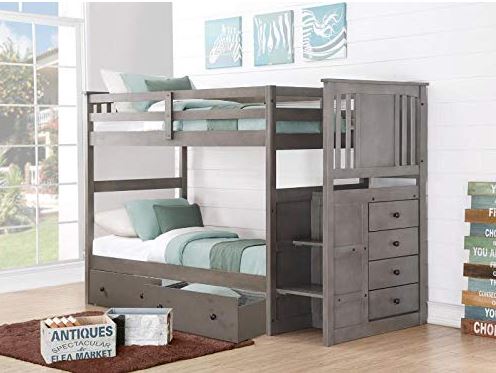 Twin Bunkbed Under Bed Donco Kids