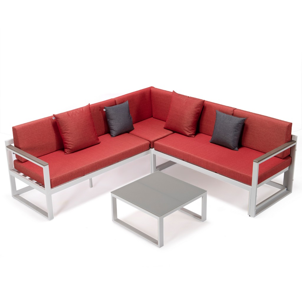 Sectional Headrest Coffee Table Leisuremod