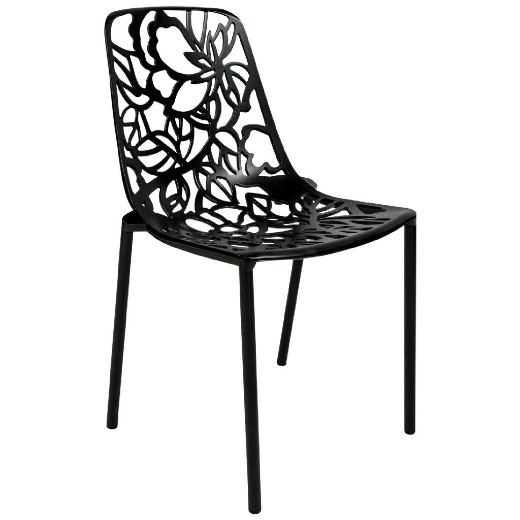 Modern Devon Aluminum Chair - Leisuremod Dc23bl