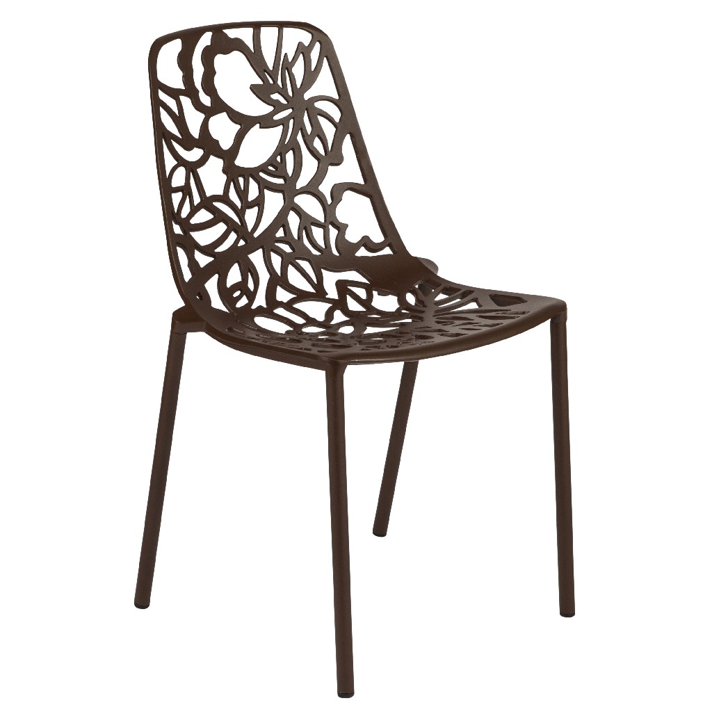 Modern Devon Aluminum Chair - Leisuremod Dc23br