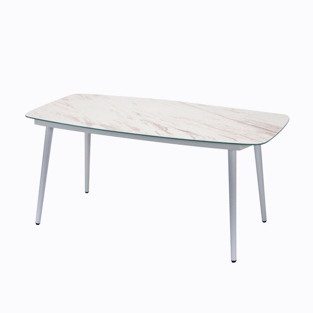 Patio Dining Table Marble Top