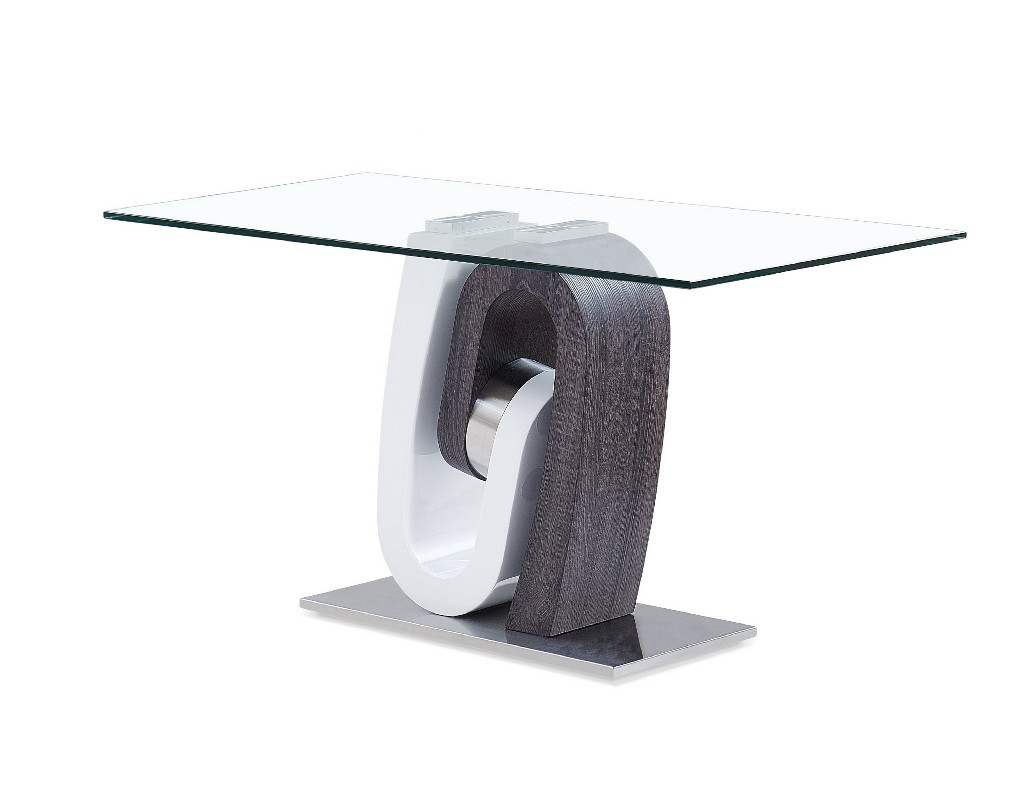 Console Table In Dark Grey & White - Global Furniture Usa T4127-con