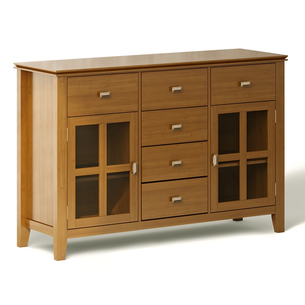 Sideboard Buffet Credenza Brown