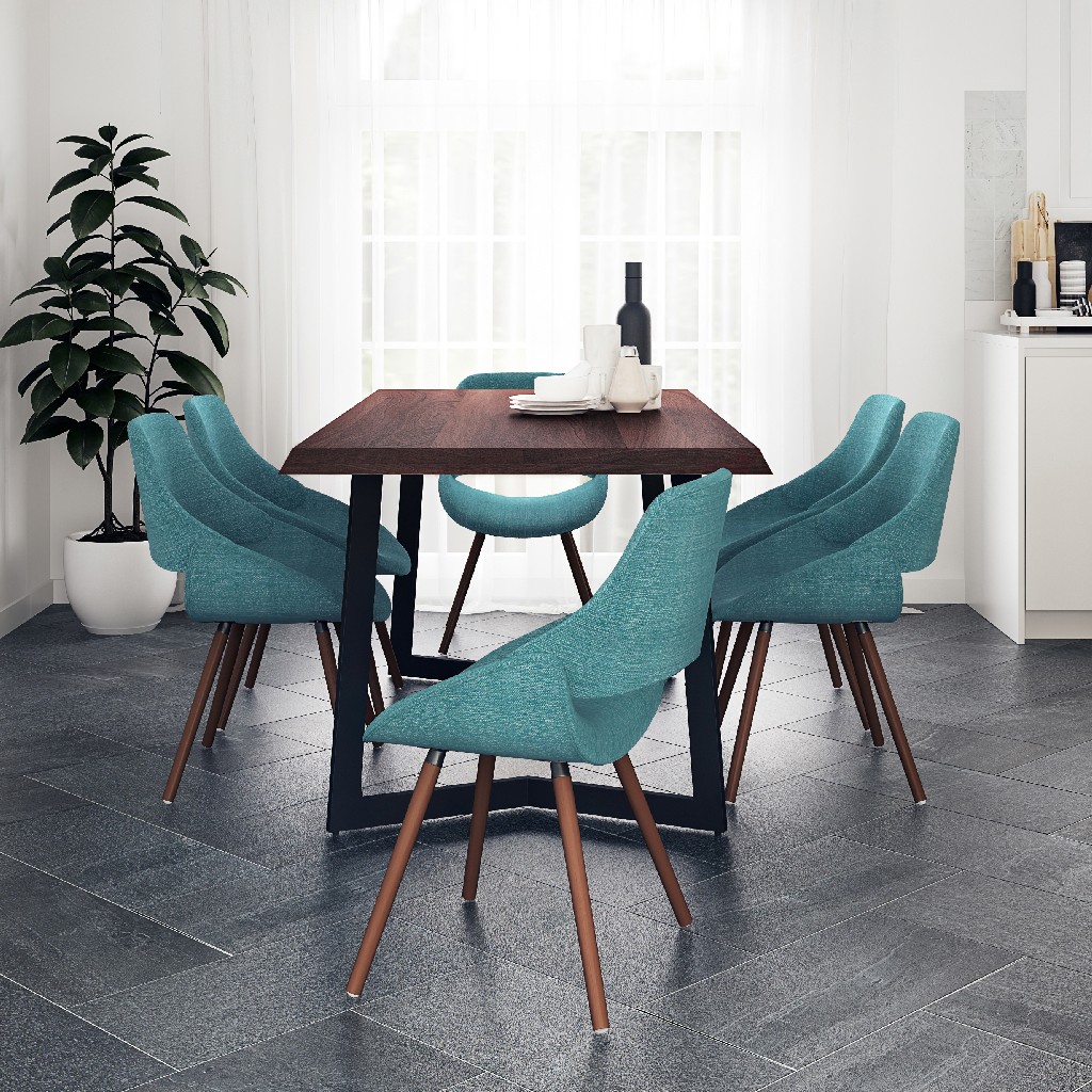 Dining Set Chairs Turquoise Wove Simpli
