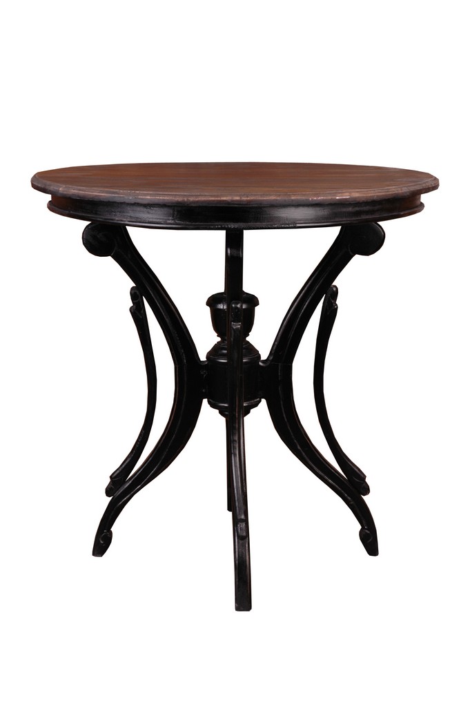 Accent Table Brown Sunset