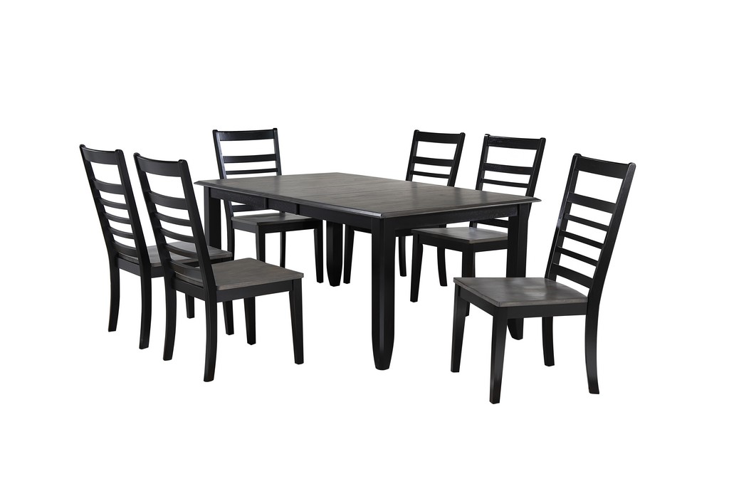 Sunset Dining Set Extendable Table Back Chairs