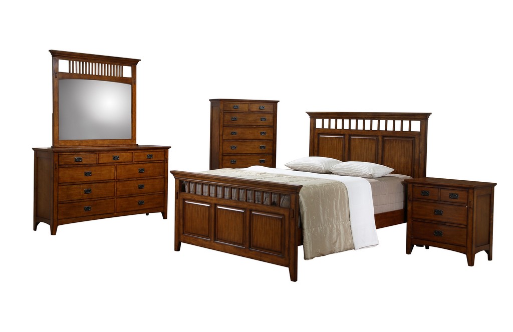 Sunset Trading Tremont 5 Piece King Bedroom SetIn Distressed  Brown - Sunset Trading SS-TR900-K-BED-SET