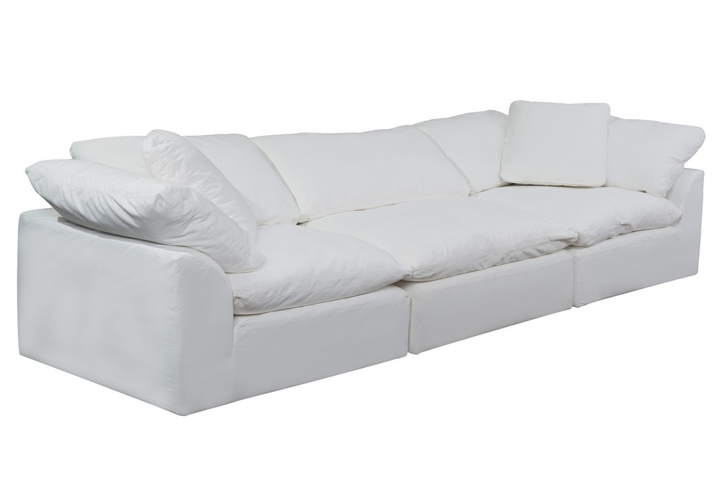 Puff Slipcover Modular Sofa Sunset
