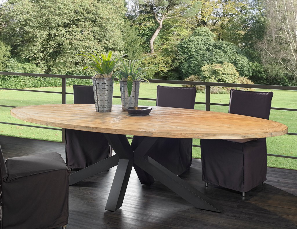Padmas Plantation Outdoor Dining Table Teak