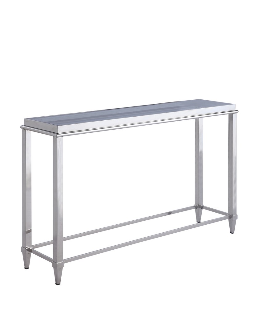 Sofa Table Glass Top Trim Chintaly