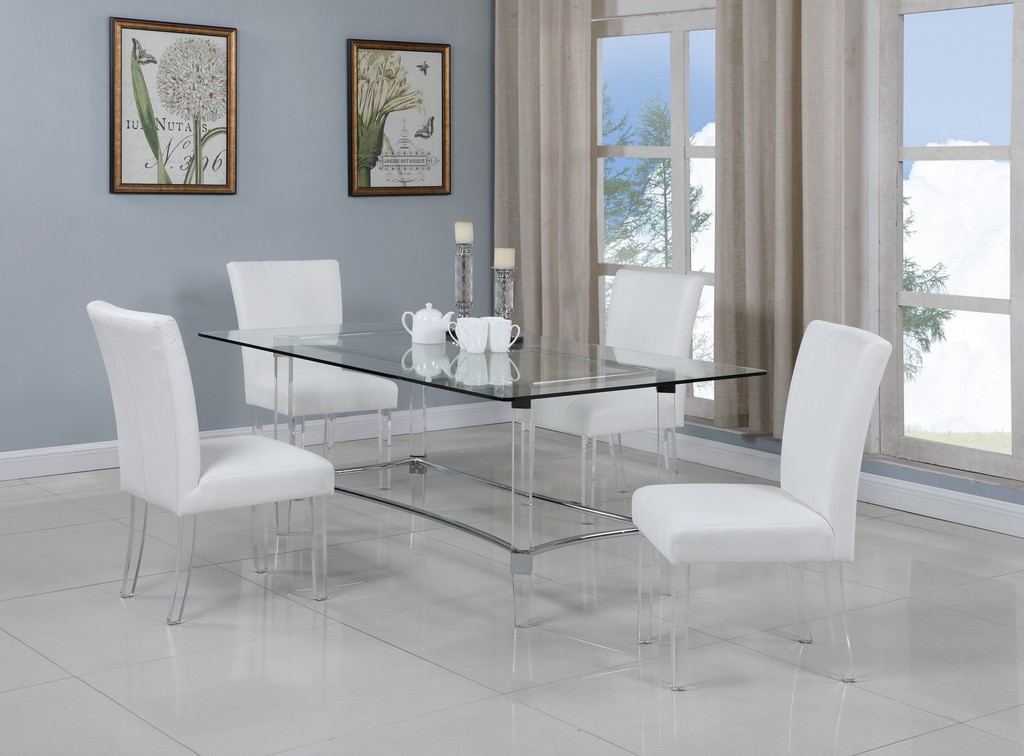 Dining Set Glass Dining Table Chairs Chintaly