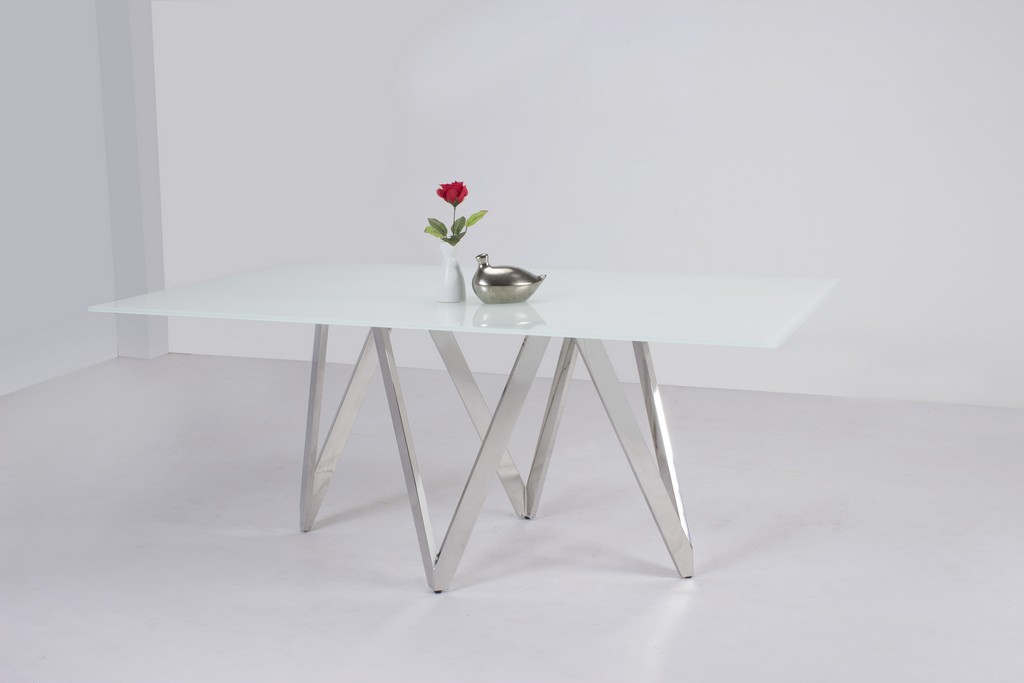 Glass Top Dining Table Chintaly