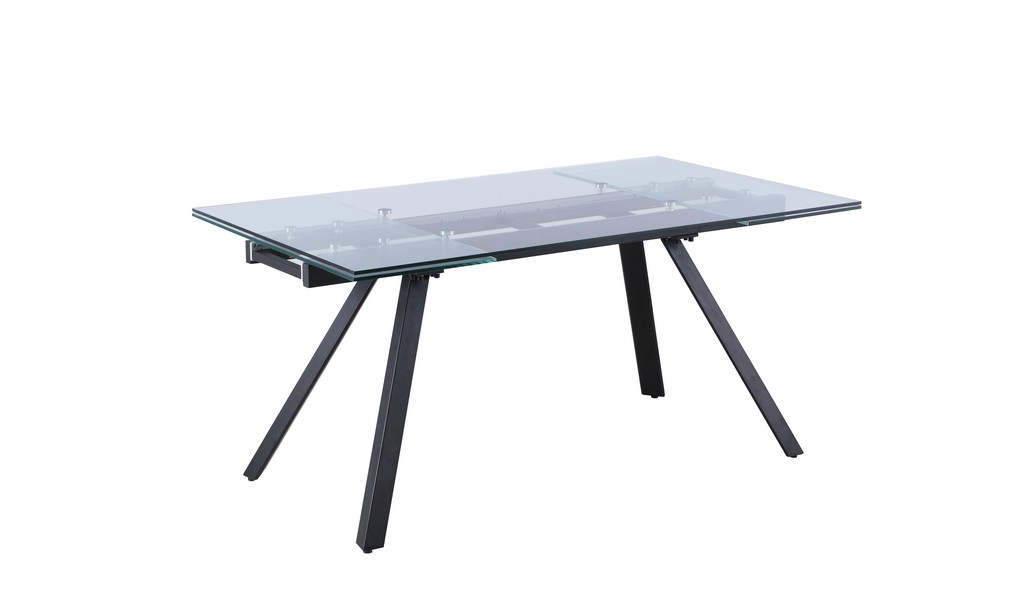 Extendable Glass Dining Table Chintaly
